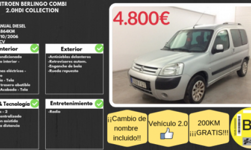 CITROEN BERLINGO COMBI 2.0HDI COLLECTION