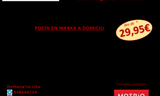 POSTA EN MARXA DEL TEU VEHICLE A DOMICILI COVID19